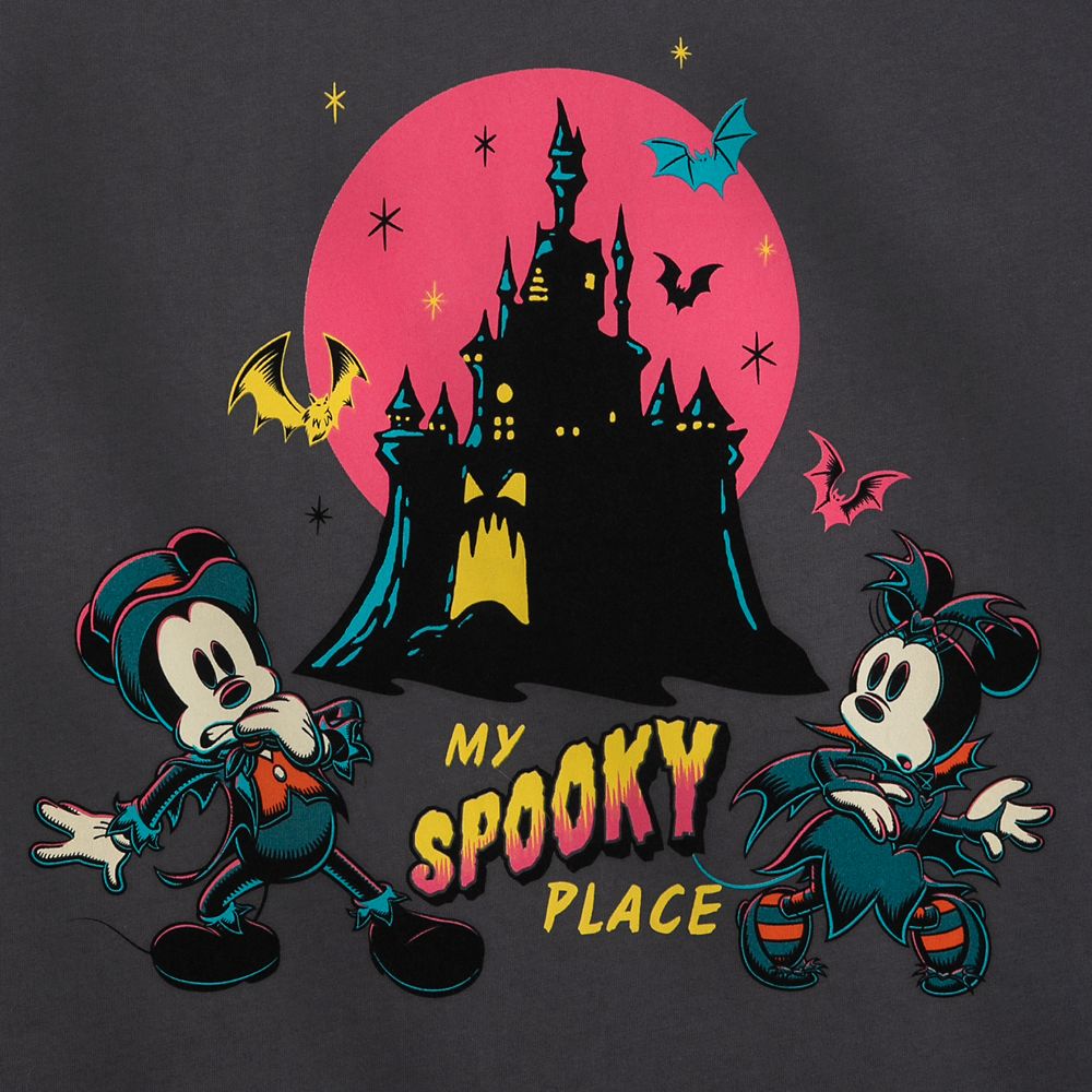 Mickey Mouse and Minnie Mouse Halloween T-Shirt for Women